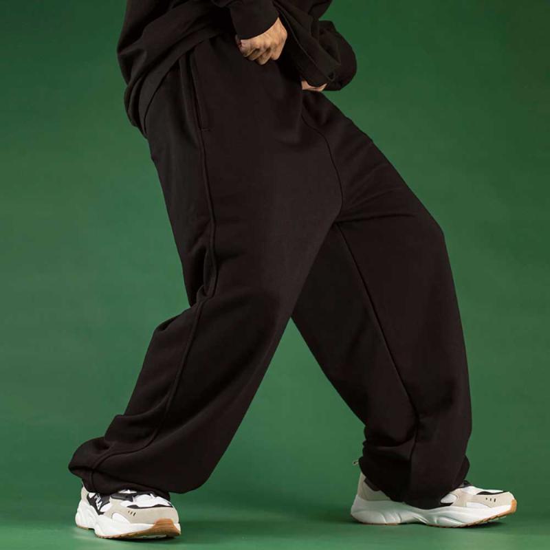 

Men's Pants Really Plus Size Loose Baggy Sweatpants Men Casual Hiphop Harem Trousers Streetwear Joggers Elastic Waist Track, Black