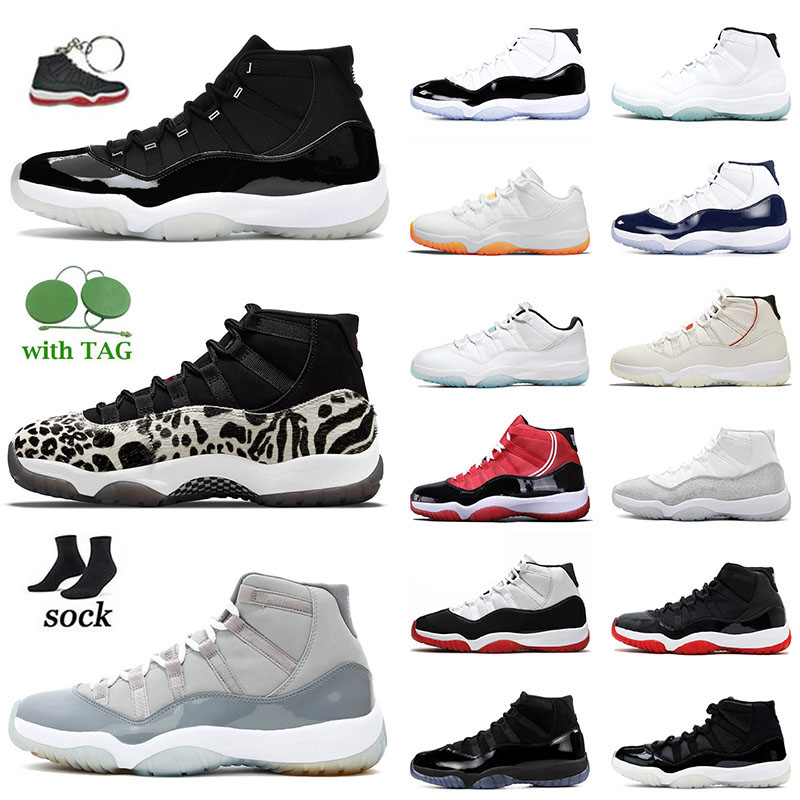 

Jubilee 11s Basketball Shoes 11 Mens Sneakers 25th Anniversary Animal Instinct Cool Grey High White Bred Concord 45 Gamma Blue Citrus Women's Jumpman Sports, C46 40-47 (4)