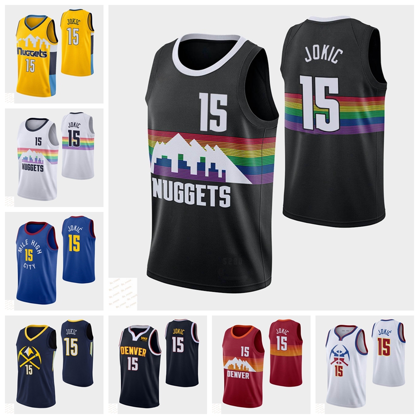 

DenverNuggetsMen 2021-22 Swingman Jersey Nikola Basketball Jokic City White Association