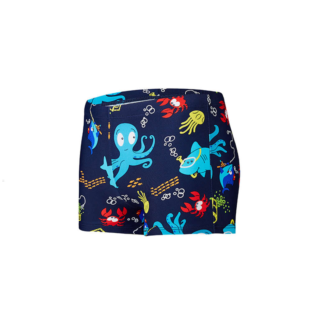 

Nabaimei boys' swimming trunks fashion cartoon 21 children's swimsuit, Blue