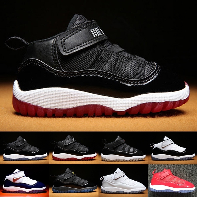 

unc 11 win like 82 Toddler infant xi straps mid Retro basketball shoes kids to kid boy girl children 11s concord michael sneakers 22-35