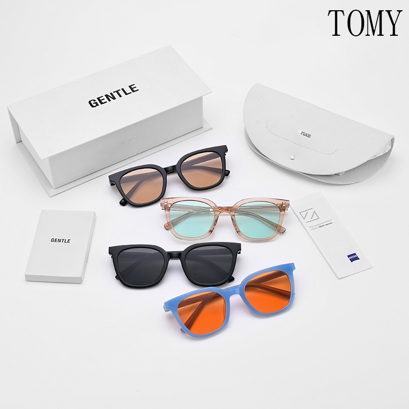 

New GM Brand Tomy Square Designer Sunglasses Women Sunglasses For Men Luxury Vintage Acetate Package Sun Glasses UV400