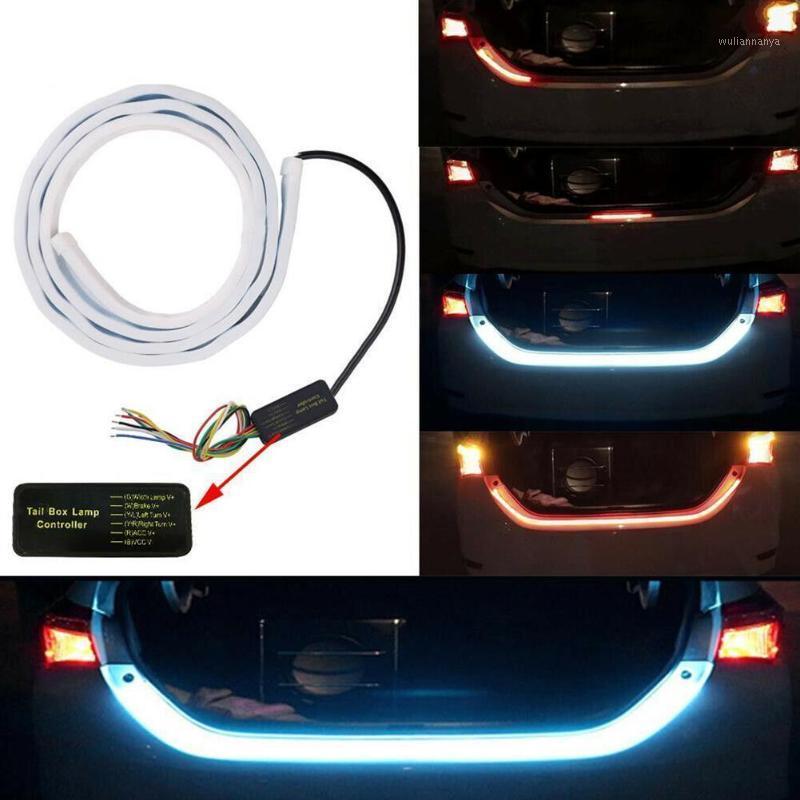 

Emergency Lights Flexible Car Led Exterior Tailgate Lighting Strip Bar Kit Running Turn Signal Brake Reverse Tail Waterproof