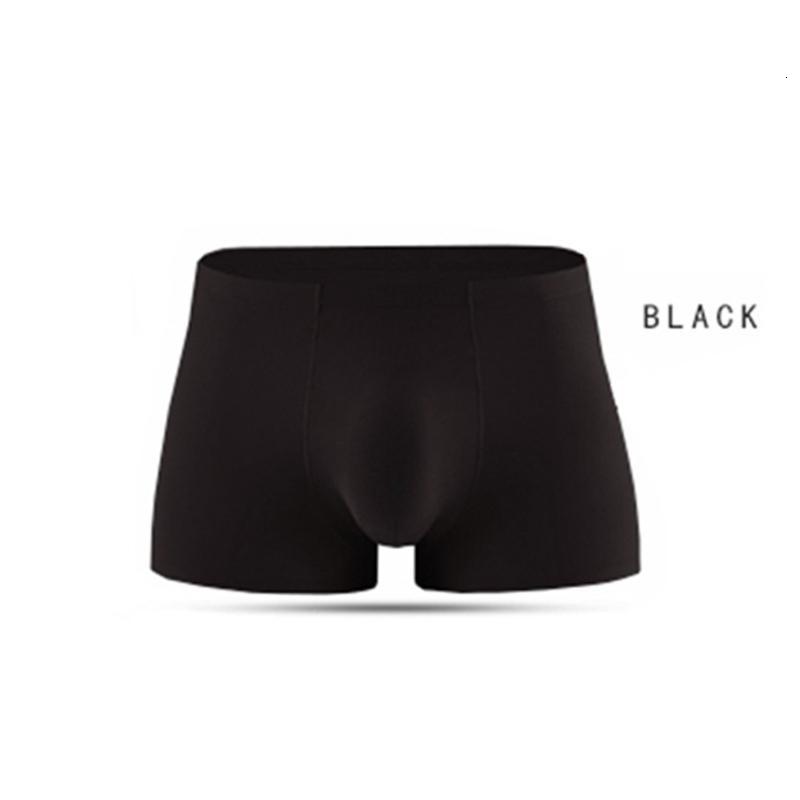 

Underpants Men Seamless Boxer Sexy See Through Pouch Underwear Shorts Trunks Breathable Comfortable Summer Boxers Male 02TB, Light blue
