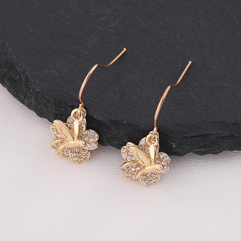 

Dangle & Chandelier Makersland Earrings Unusual Drop Earring Minimalist Hummingbird Trend Jewelry Year Present Fashion For Women