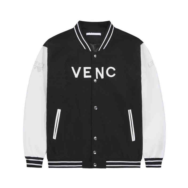

HOT Selling 2022 Trendy Brand Gv Family Autumn and Winter New Jacket Tide Brand Chest Letter Embroidered Baseball Suit High Street Coat men and women, Black;brown