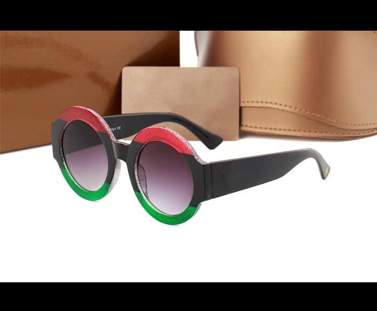 

0084 Classic Round Sunglasses Brand Design UV400 Eyewear Metal Gold Frame Sun Glasses Men Women Mirror Polaroid glass Lens