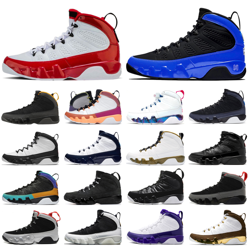 

Air Jordan Retro 9 Jumpman Basketball Shoes 9s Gym Red Black Blue University Gold Change The World Dream It Do Mens Traienrs Sport Sneakers