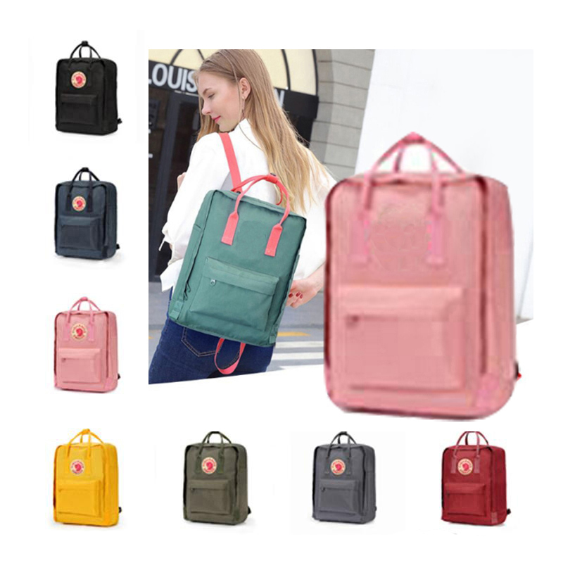 

New 2022 Hot Swedish Fox FjallravAn 7L 16L 20L Backpack Fashion Style Design Bag Junior High School Canvas Waterproof Adult And Kids A025