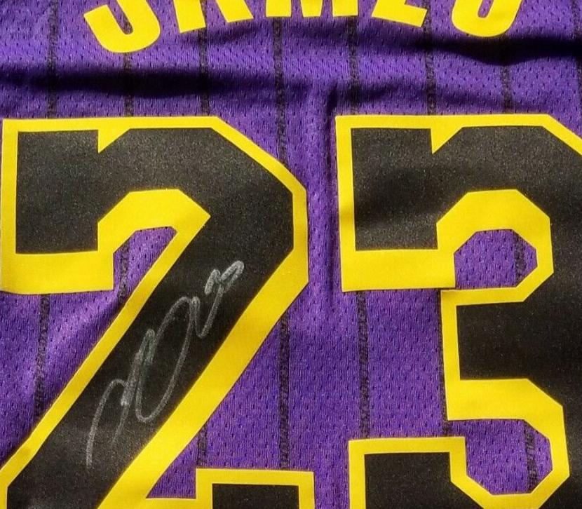 

james Signed Autograph Autographed auto Fans Tops&Tees jersey shirts, Gray