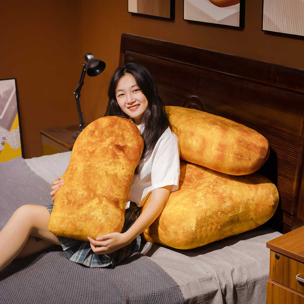 

Healing Chicken Nuggets Pillow Plush Toy Baby Toys Kids Toy Long Sleeping Pillow Girl Christmas Gifts for Children Home Decor H1025, Multicolor