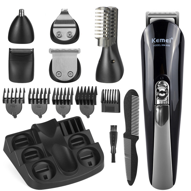 

Kemei 11 In 1 Multifunction Hair Clipper Professional Hair Trimmer for Men Electric Beard Trimmer Hair Cutting Machine 45D
