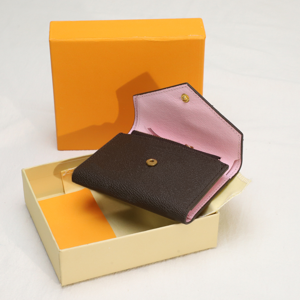 

Genuine Leather Cute Coin Purse Women's Credit Card Holder Ladies Fashion Folding Wallet 100% With Box, Receipt(need order together with wallet)