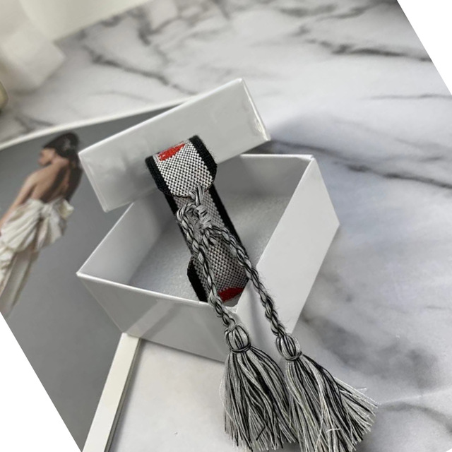 

Woven Friendship Bracelet For Women Vintage Braided Bracelets Embroidery Tassel Rope Wholesale with box