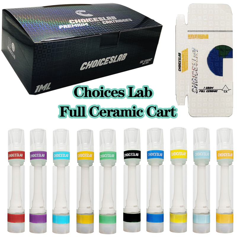 

Choices Labs Full Gram Vape Cartridges Atomizer Tank Fulls Ceramic Choiceslab Carts Pure Taste Premium Concentrate Thick Oil Vaporizer
