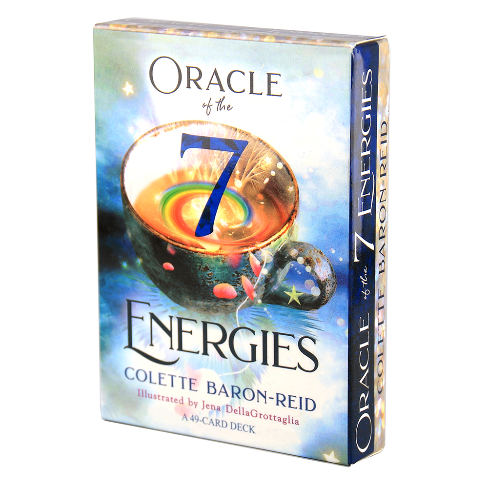 

Oracle of the 7 Energies A 49-Card Deck and Guidebook Cards Game Divination Witch Rider Tarot deck for Women Girls Tarot Cards