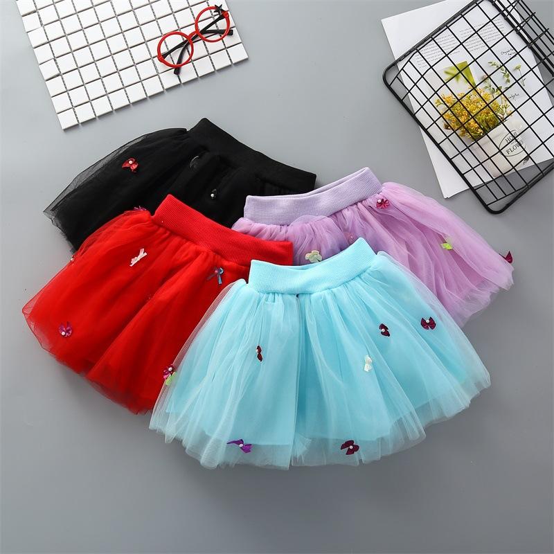 Skirts Baby Girl Net Veil Skirt Kids Princess Clothing Birthday Gift Toddler Ball Gown Lace Clothes Adorable Children Outfits-image-738805362