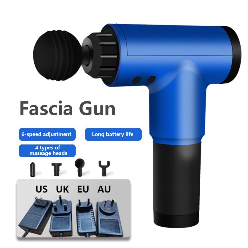 

Massage Gun Deep Tissue Muscle 6 Level 4 Head Professional Massager For Body Electric Relaxation Equipment Pisto