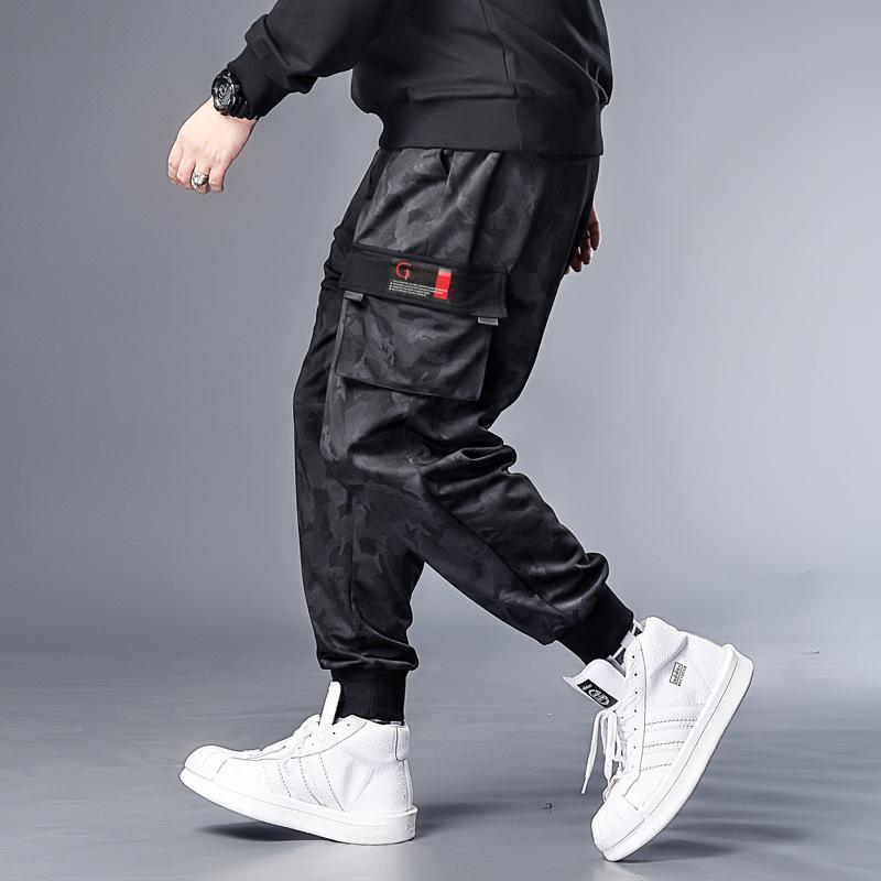 

Camouflage Military Jogger Men Pure Cotton Pants Mens Spring Autumn Pencil Harem Pant Comfortable Plus 7XL 6XL 5XL XXXXL, Black
