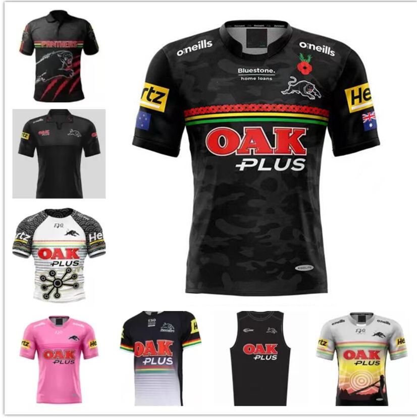 

2122 Penrith Panthers Indigenous Rugby Jerseys 2021 Home shorts shirts sport vest