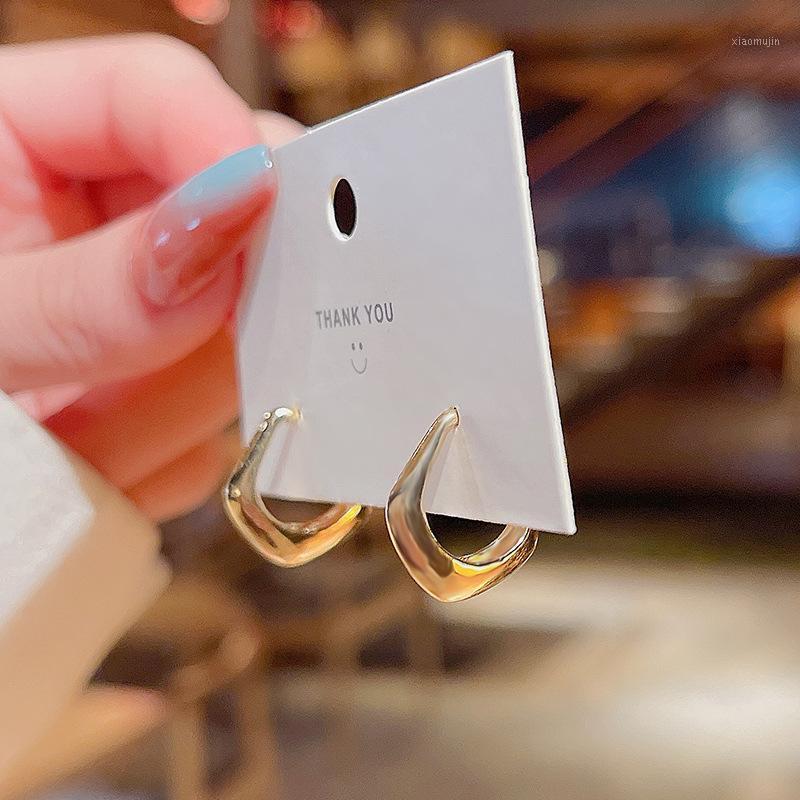 

Stud 2021 S925 Silvers Geometric Semicircular Earrings Exquisite Boho Retro For Women Jewellery Metal Fashion