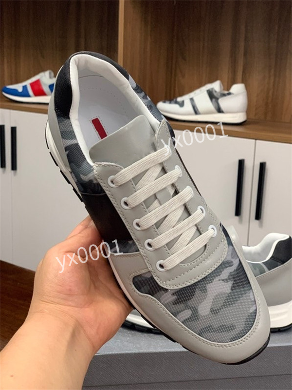 

2022 Stud Rockrunner boots Camouflage Trainers Designer Shoes Mesh Leather Combo Rock Runner Sneakers Mens Rubber Sole 39-46, 14