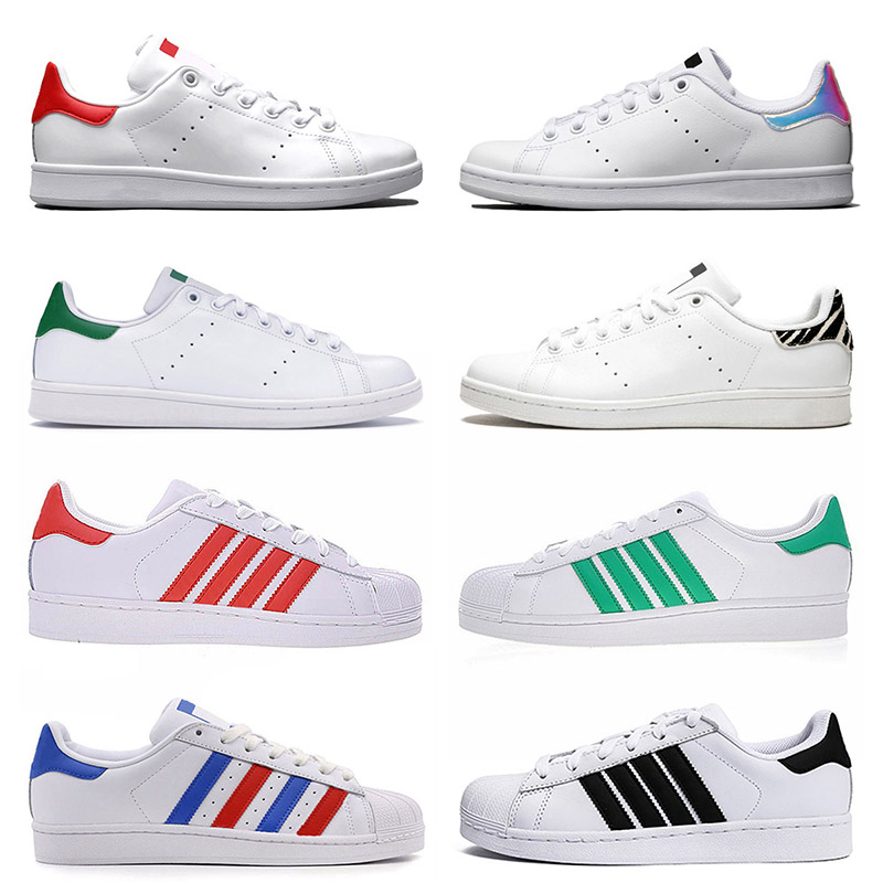 

Top Fashion Sneakers 2021 Stan Smith Platform Flat Casual Shoes For Men Women Red Green Black White Superstar Superstars Trainers Sports 36-45, 16