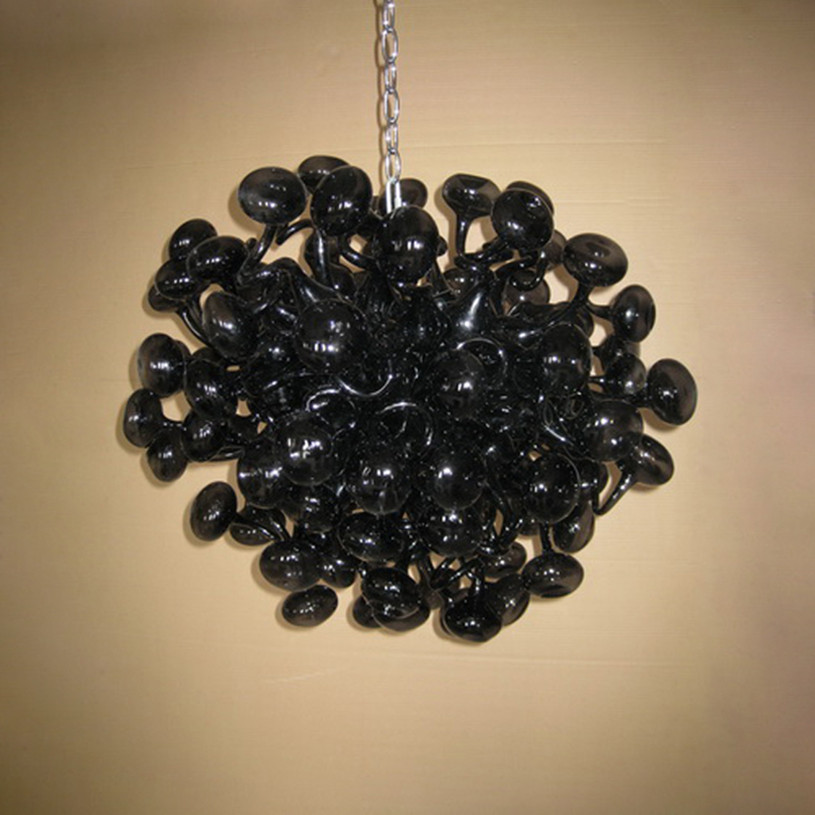 

Pendant Light House Art Lamps Decorative Black Colored Italian Chandelier Lighting Murano Glass Chandeliers 80 cm Wide And 80cm High Hanging Lamp Kitchen Bar