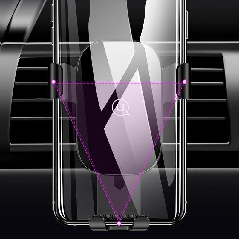 

Cell Phone Mounts & Holders Car Gravity Mobile Holder Stand Bracket Adjustable Aluminum Alloy For Driving