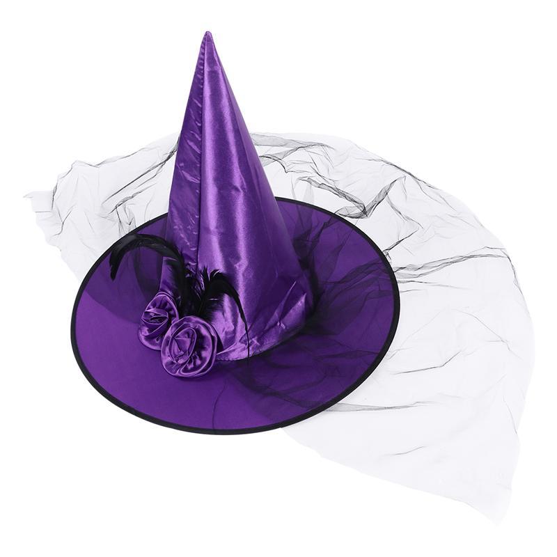 

Party Hats 1Pc Halloween Novel Witch Gauze For Festive Props