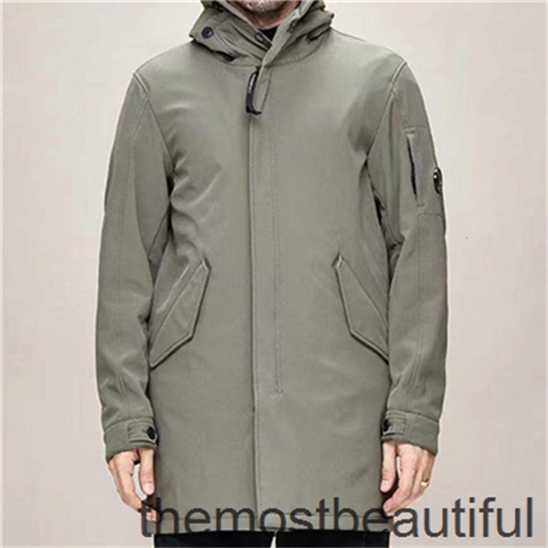 

Men's Jackets FW autumn winter plush and thickened long windbreaker mens jacket is european american styl thicken JNQ6, 1# packing bag