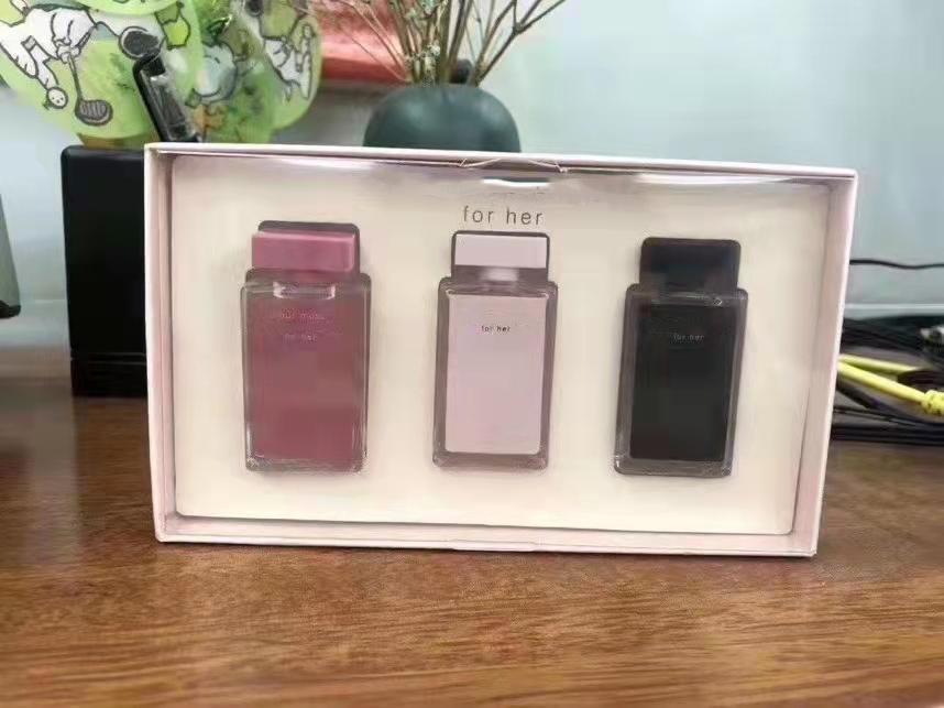 

Gift sets perfume fragrance fleur musc for her 7.5ml*3 designer perfumes long time lasting wholesale free delivery