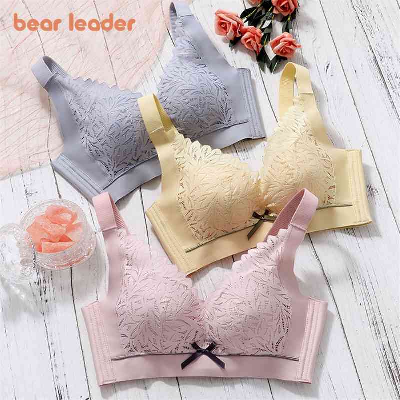 

Bear Leader Maternity Women Breastfeeding Nursing Bras Lace Soft Underwear Bra For Pregnant Ladies Prenatal Postpartum Clothings 210708, Af446pink