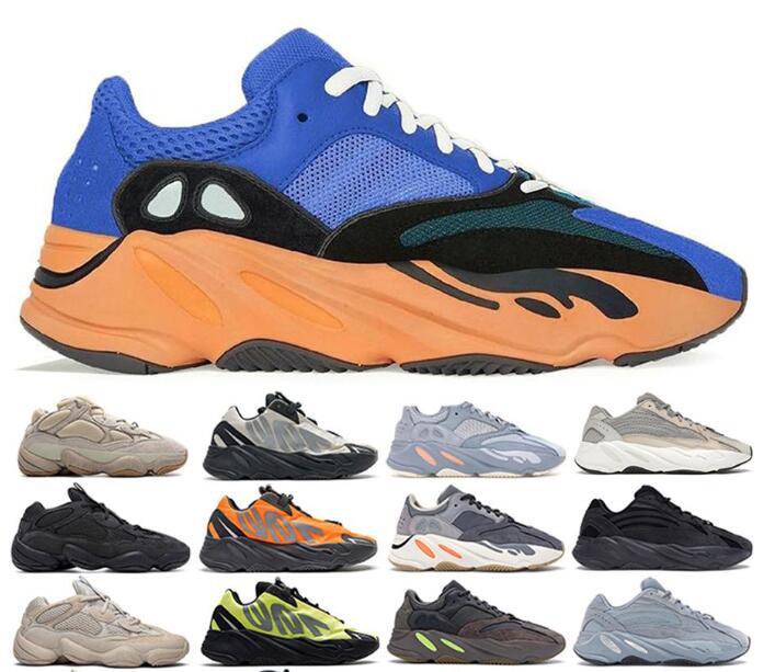 

High Quality Sport 700 Kanye Running Shoes Safflower Black University Blue Sun Mens Women Mist Calcite Gow Orange Trainers Sneakers