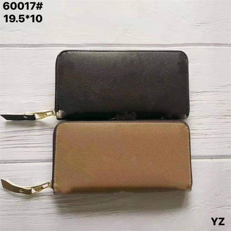 

YQ Men Long Card Holders Bags Crossbody Bag Designers PU Leather for Purse High Quality Cluch Cente Party Women Traver Wallets, Coffee