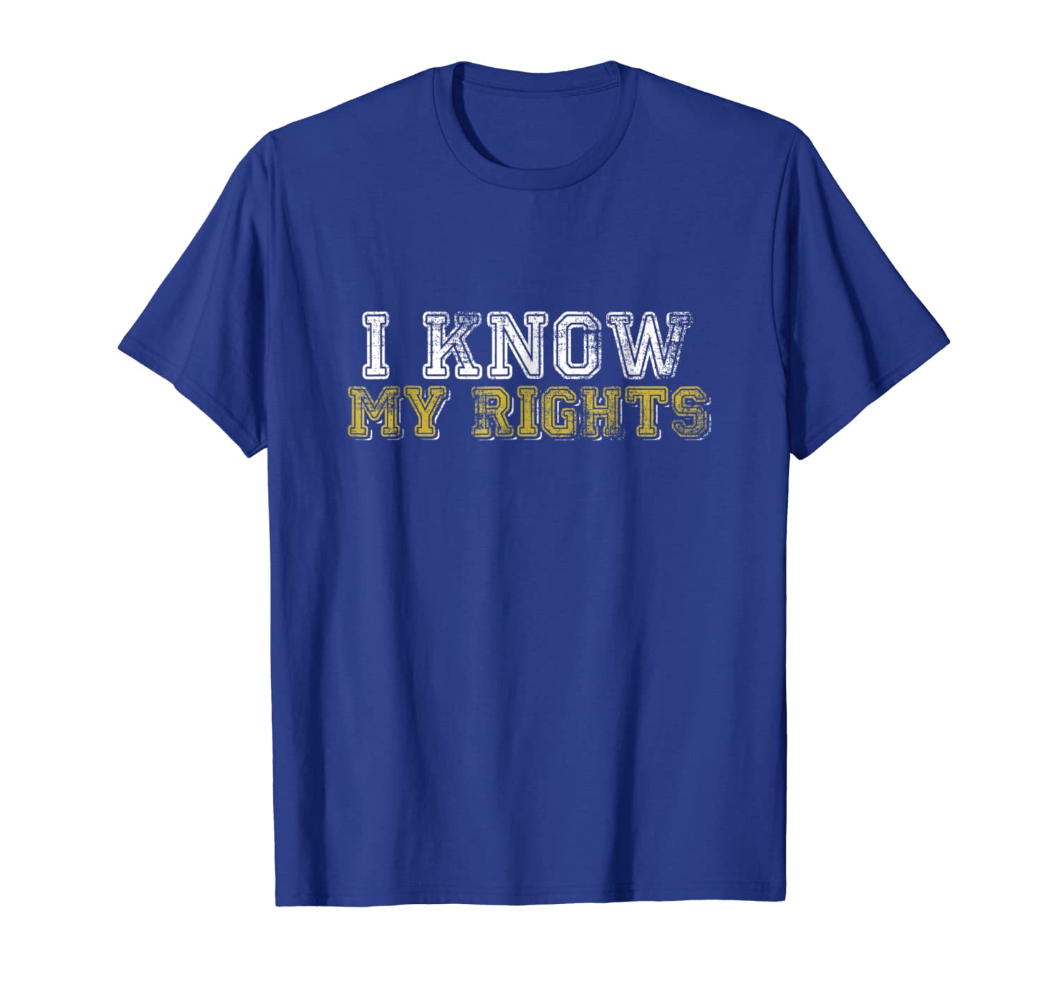 

i know my rights t shirt for activists and community leaders, White;black