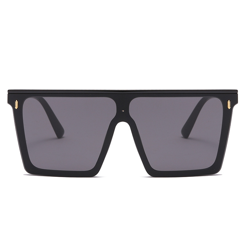 

Fashion men sunglasses classic big frame square ladies shades white paint craft new gradient color European American summer trend sunglasses for women