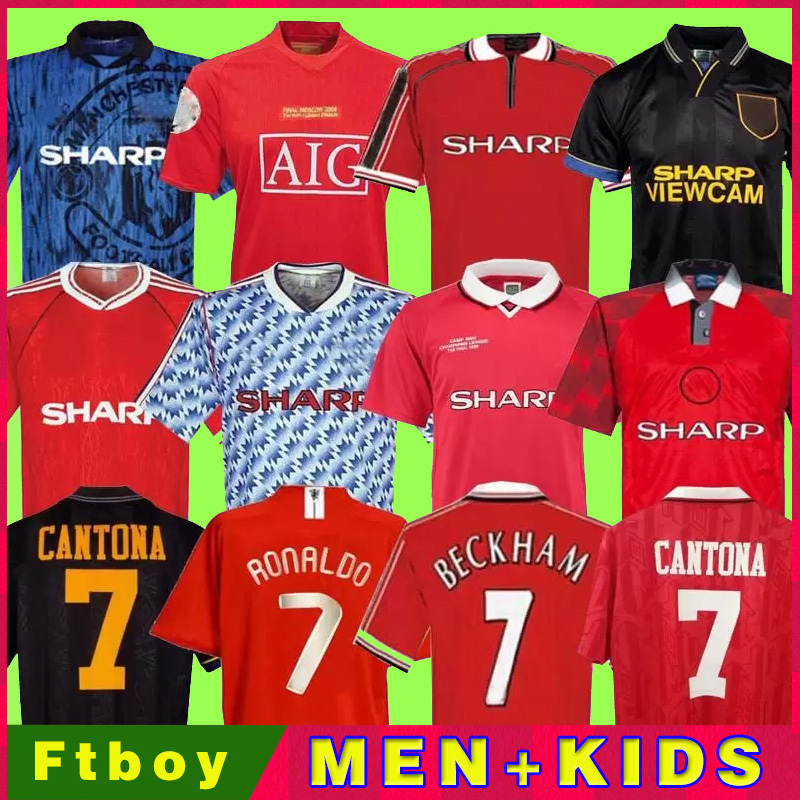 

Classic Man 07 08 90 92 CANTONA Soccer Jersey United Retro Vintage 2007 2008 UCL final match utd home 1986 1994 1998 1999 BECKHAM KEANE SCHOLES GIGGS Jersey, 1999 home red