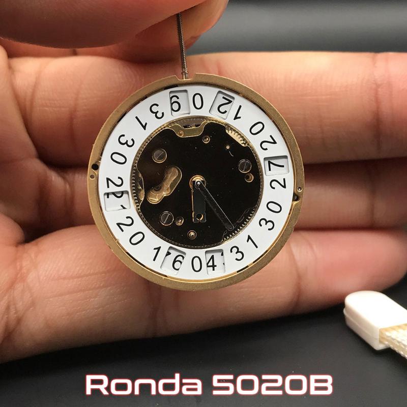 

Repair Tools & Kits 5020.B 5020B Original Swiss Parts Golden Mechanism Replacements Top Brand Watch Movement 10 Jewels Ronda Quartz