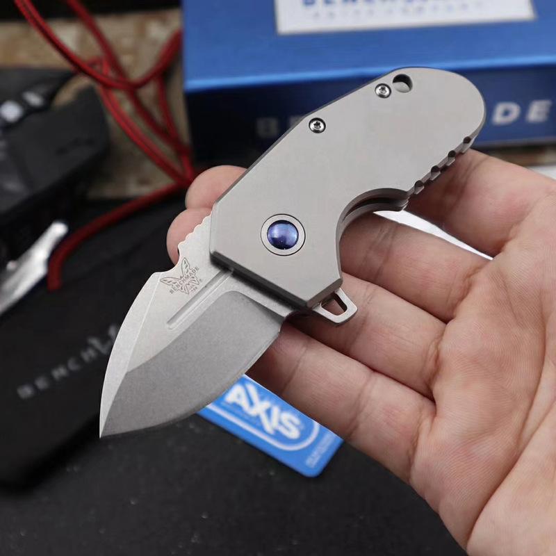 

Benchmade BM756 Mini Folding Pocket Knife M390 Titanium Handle EDC Outdoor Tactical Knife Hiking Camping Pocket Knives