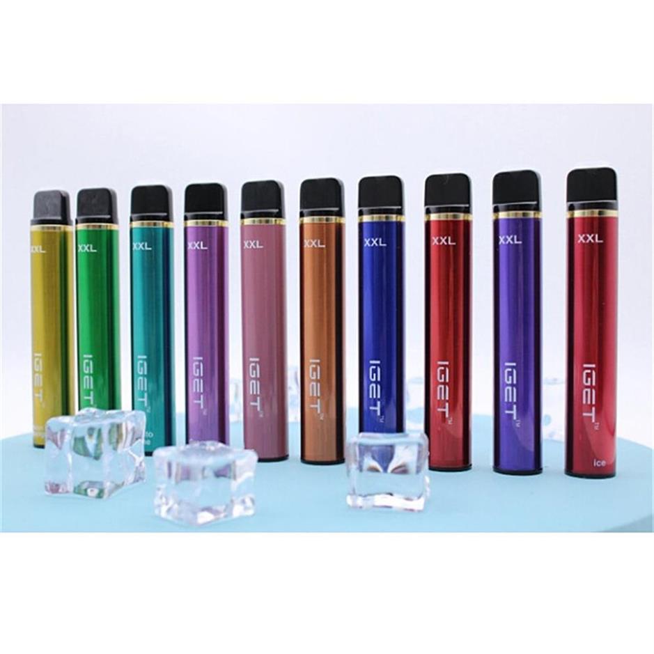 

IGET XXL Disposable Pod Cigarette Device Kit 1800 Puff 950mAh 7ml Portable Vape Stick Pen Bar Plus Maxa08a49