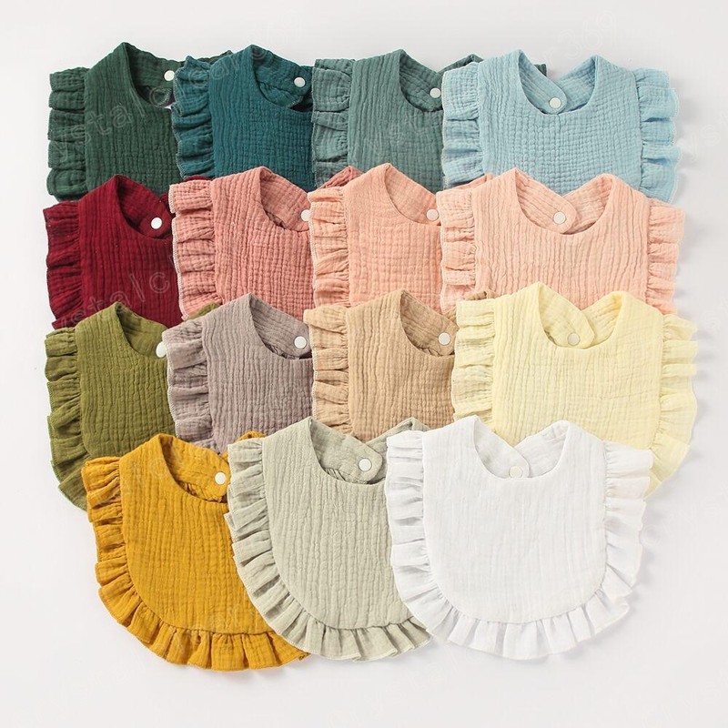 Baby Toddler Bib Burp Cloths Children For Boy Girl Cotton Chunky Feeding Choker Eating Babador de bebe-image-745224378