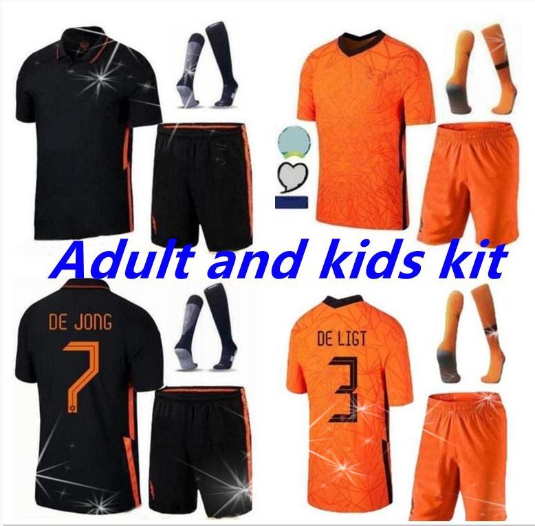 

Adult kids socks 21 22 Netherlands 2021 Kit Cruyff Soccer Jersey MEMPHIS Holland SNEIJDE Gullit WIJNALDUM PROMES DE JONG VIRGIL, Black;yellow
