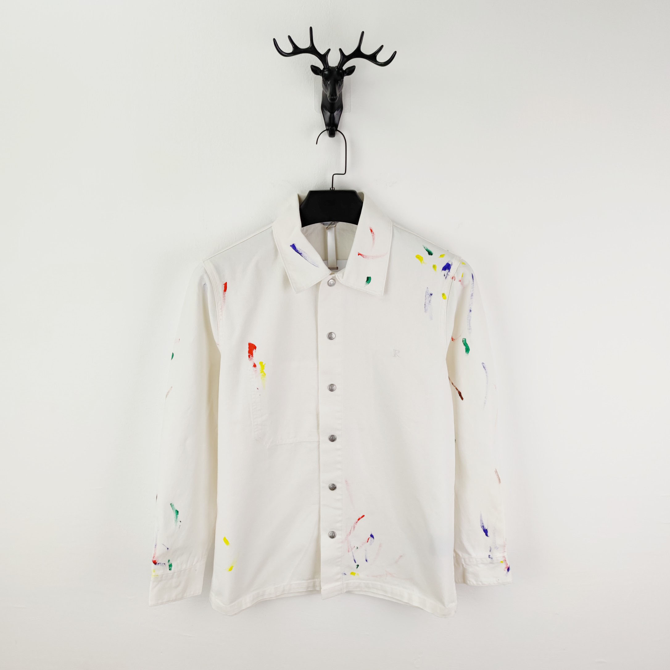 

2021ss spring and summer new high grade cotton printing short sleeve round neck panel T-Shirt Size: m-l-xl-xxl-xxxl Color: black white 1bxw