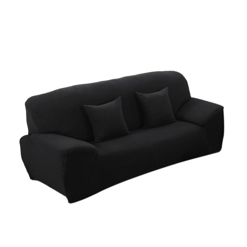 

Chair Covers High Elasticity Anti-mite Sofa Cover Slipcover Couch (Black)