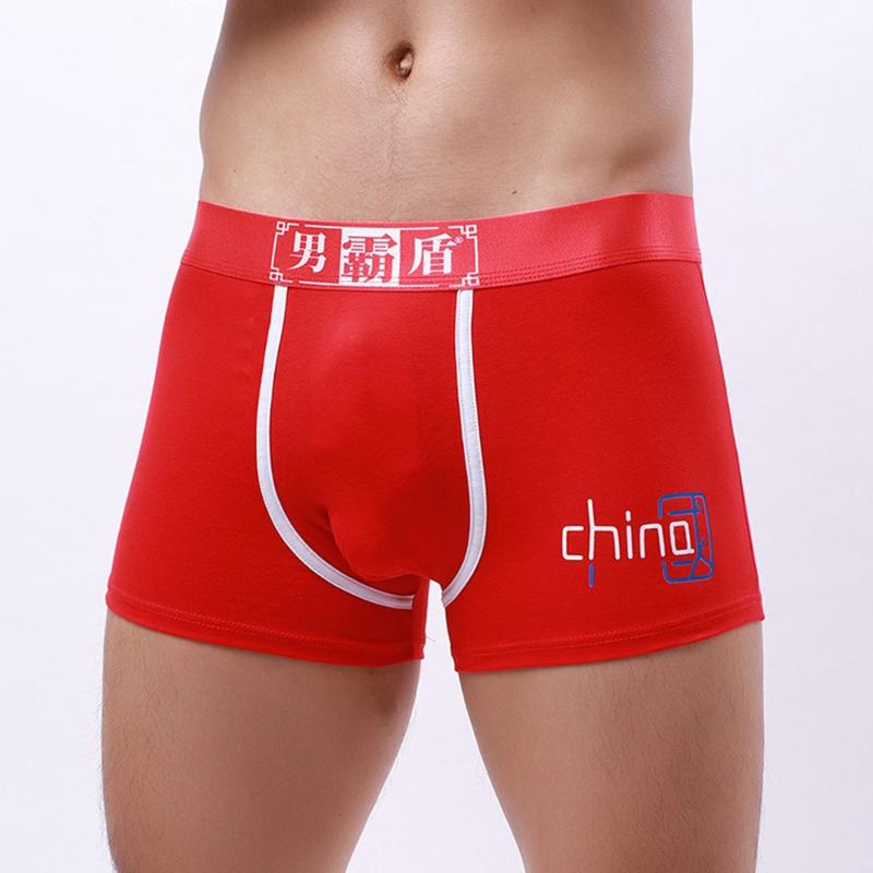 

Underpants Mens Boxer Shorts Mid-waist Male Cotton Underwear 3D Molding Loose Briefs Men, Black;white
