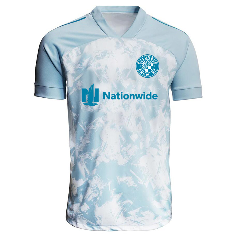 

Mens T-Shirts Columbus SC Light Blue 2021 Primeblue Jersey Parley Football shirt Short sleeve soccer Jerseys men sports Print T-Shirt Size S-4XL, White;black