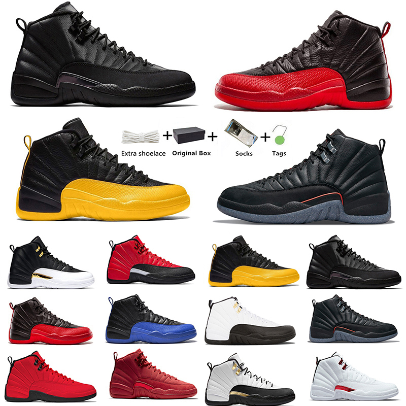 

2022 Top Quality 12s mens basketball shoes International Flight Wings Utility Twist master taxi Royalty Reverse Game men women trainers sports shoe With box, Item#12