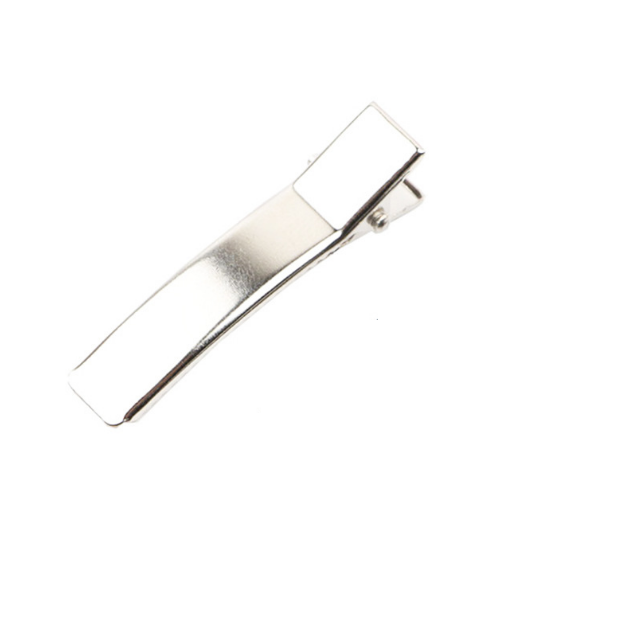 

2021 Wholesale-DIY hair accessories Metal stainless material hairpins Square duckbill clip alligator clip findings manufacturer, 3point5cm