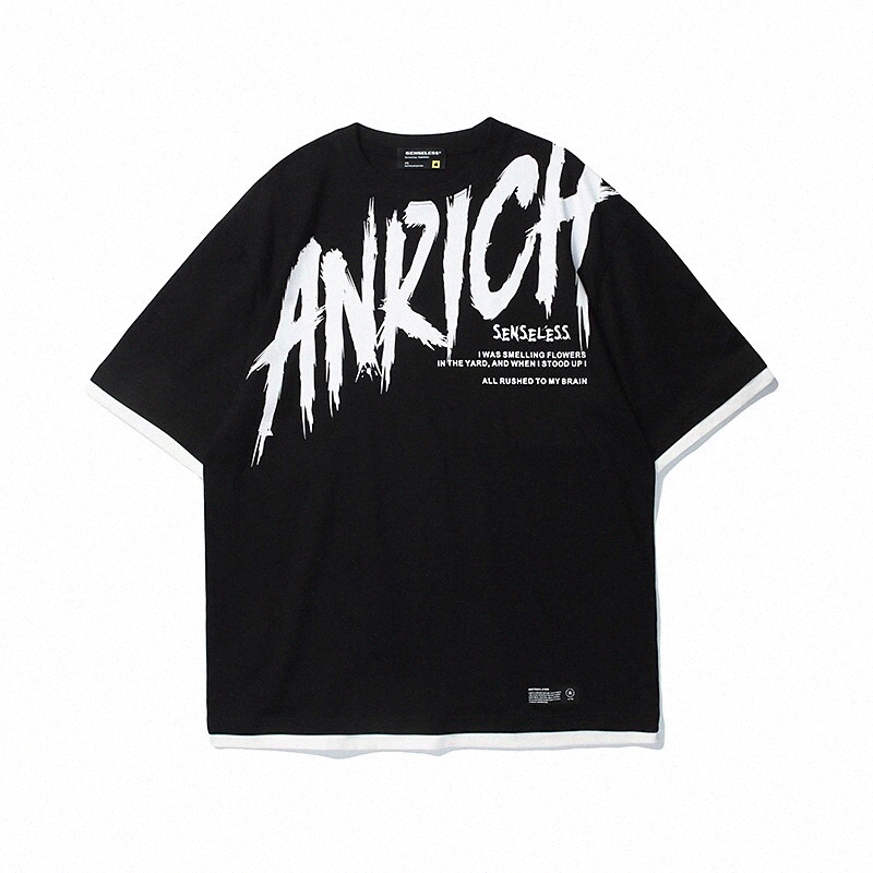 Men's Unisex T shirt Hot Stamping Graphic Prints Letter Plus Size Round Neck Casual Daily Print Short Sleeve Tops Basic Casual Fashion Black